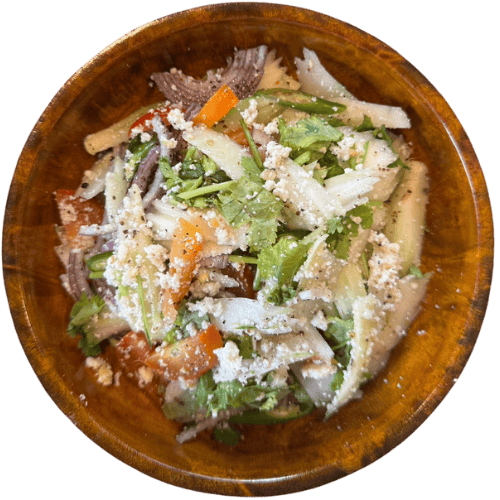 Goen Hogay - Bhutanese Cucumber Cheese salad