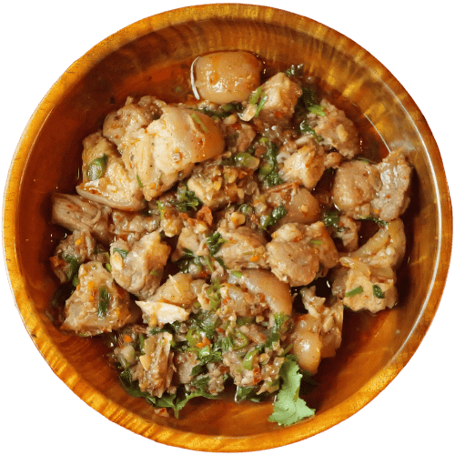 Kangchu, aBhutanese Prok Trotter Stew Bhutan Kitchen Menu item