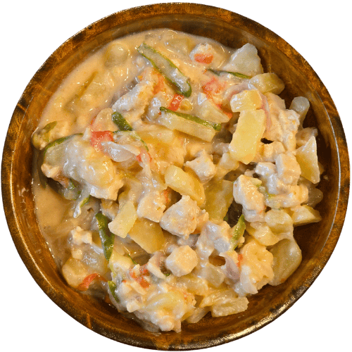 Kewa Datshi with Chicken - Bhutanese Food with Bhutan Kitchen