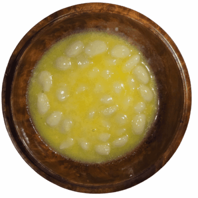 Bhatsa Makhu - Local Bhutanese wheat flour cavatelli with clarified butter - Bhutan Kitchen menu