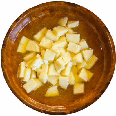 Cho-Gho Man-Ngo - Traditional Bhutanese Cheese Snack with Butter and Honey Bhutan Kitchen Menu