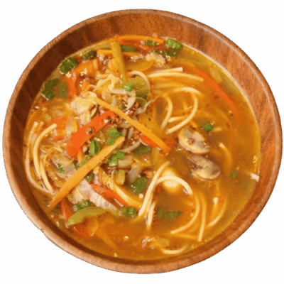 Jathuk or Gya-Thuk - Local Thukpa Spaghetti Noodles Bhutan Kitchen Menu