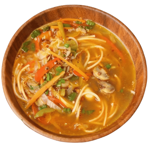 Jathuk or Gya-Thuk - Local Thukpa Spaghetti Noodles Bhutan Kitchen Menu