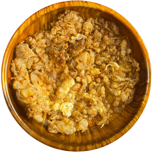 Jatsha Gondo - Deep fried sieved egg dish from western Bhutan (Nobgang) - Bhutan Kitchen Bangkok