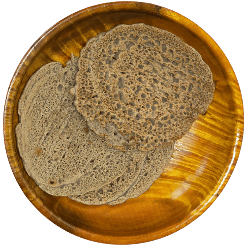 Khulay Bhutanese savory, hot, thick buckwheat pancakes (3 pieces) - Bhutan Kitchen Menu item