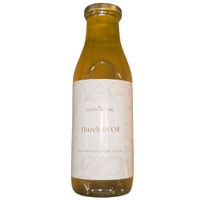 Bhutanese Organic Hazelnut Oil (500ml) available at Bhutan Kitchen Bangkok