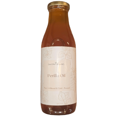 Bhutanese Organic Perilla (Zimtsi) Oil (500ml) available at Bhutan Kitchen Bangkok