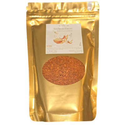 Bhutanese Organic Soya Bean Ezay (200g) - Traditional fermented soybean chili paste incorporating _Keeneyma available at Bhutan Kitchen Bangkok