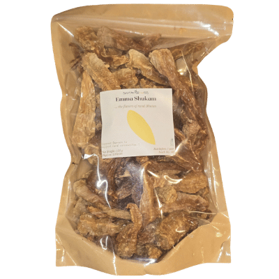 Ema Shukam - Premium Bhutanese White Dried Chillies 150g available at Bhutan Kitchen Bangkok